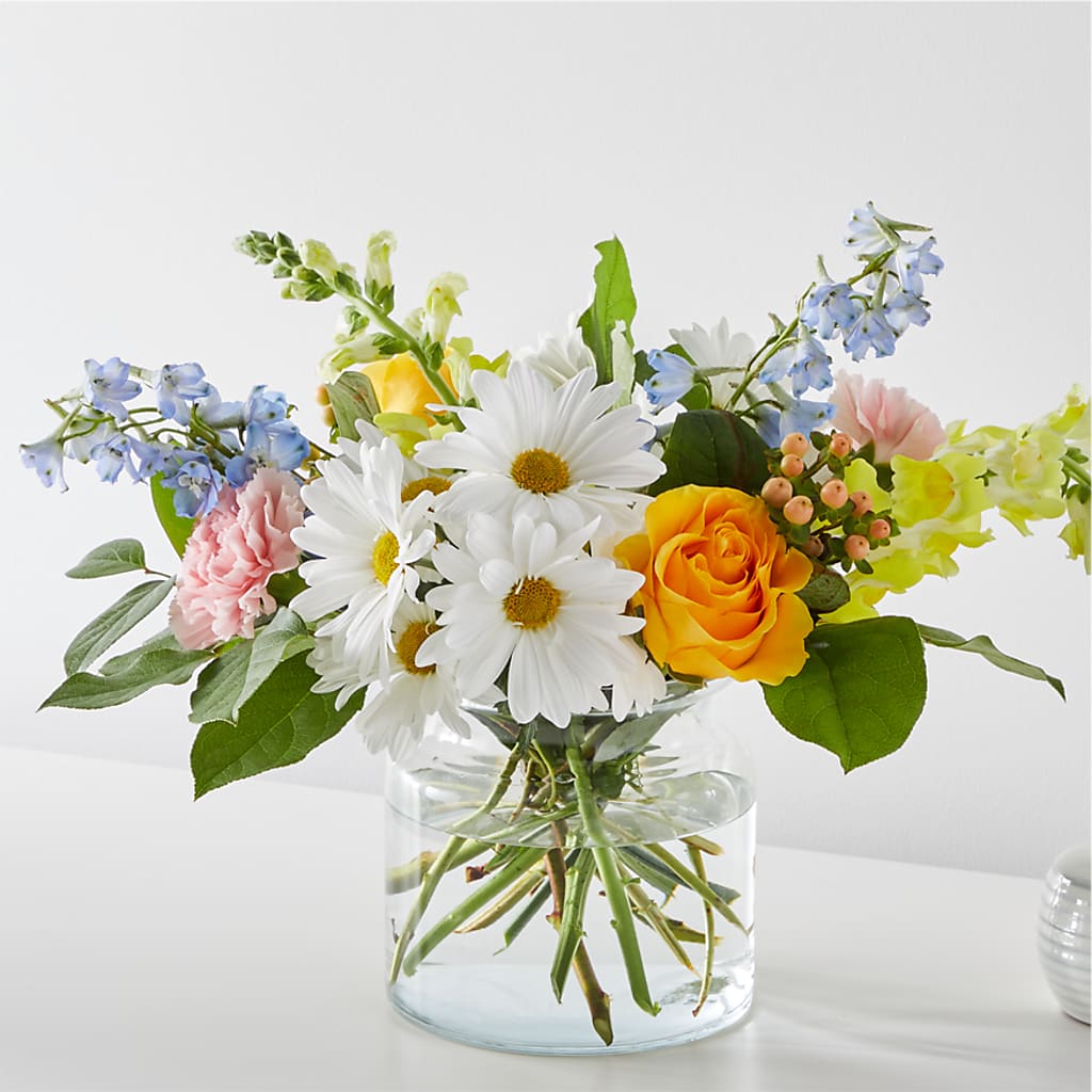 Sun Salutation Bouquet – Two Flower Girls, Skokie IL
