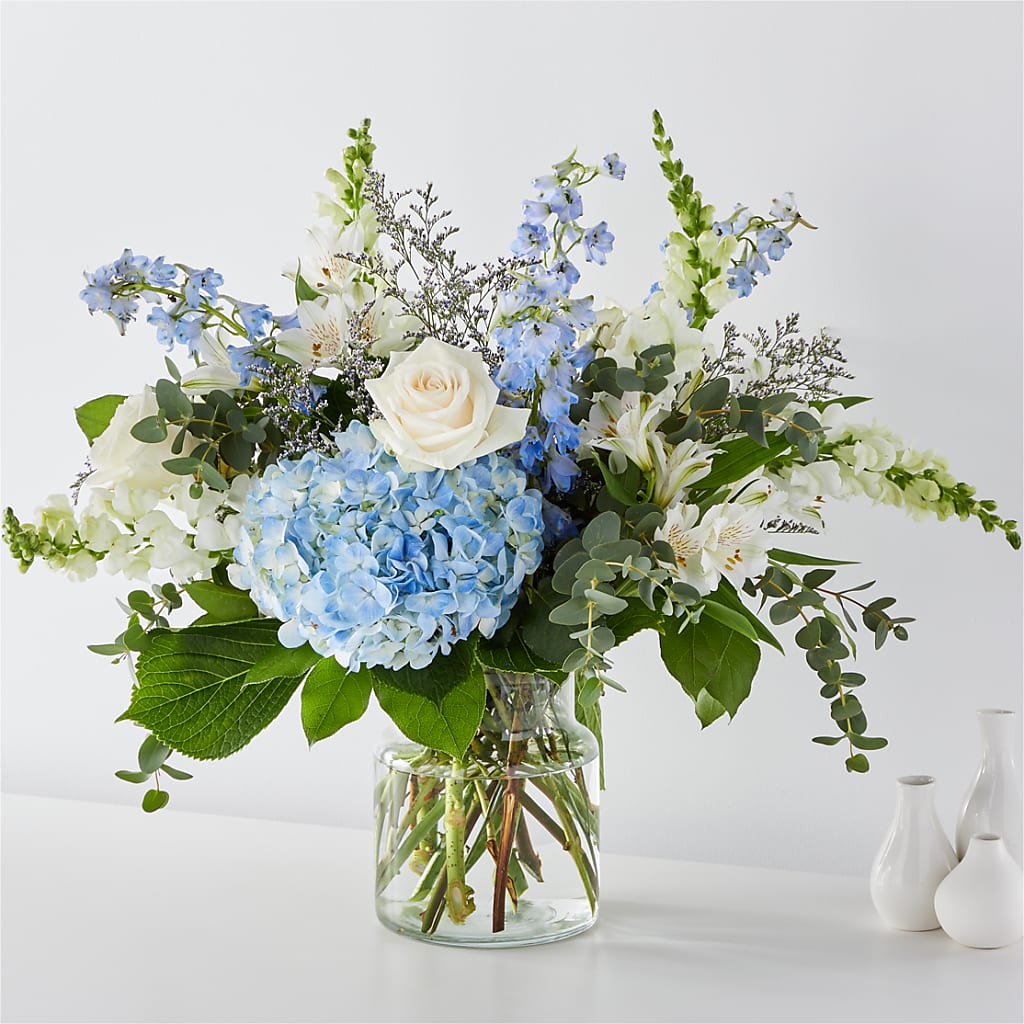 Coastal Blossom Bouquet – Two Flower Girls, Skokie IL