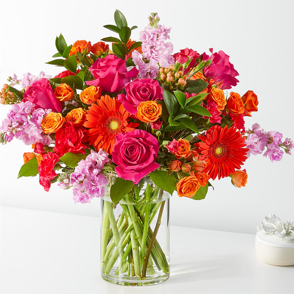 Fiesta Bouquet – Two Flower Girls, Skokie IL