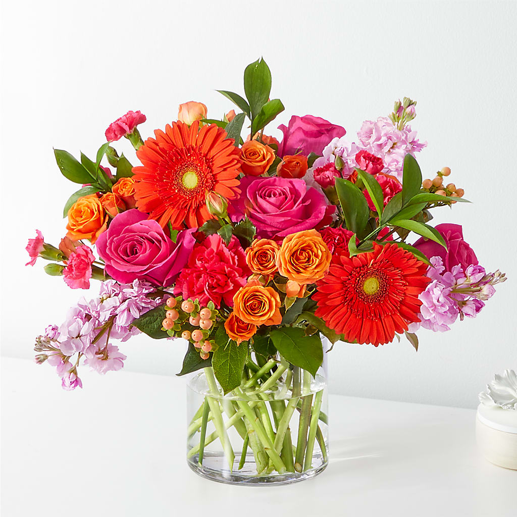 Fiesta Bouquet – Two Flower Girls, Skokie IL