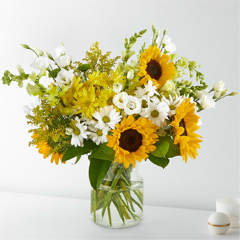Hello Sunshine Bouquet – Two Flower Girls, Skokie IL