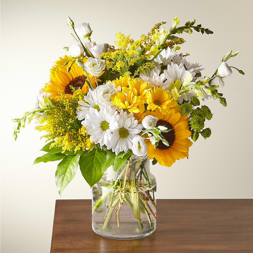Hello Sunshine Bouquet – Two Flower Girls, Skokie IL