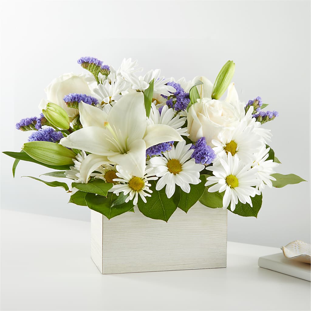 Beyond Blue Box Bouquet – Two Flower Girls, Skokie IL