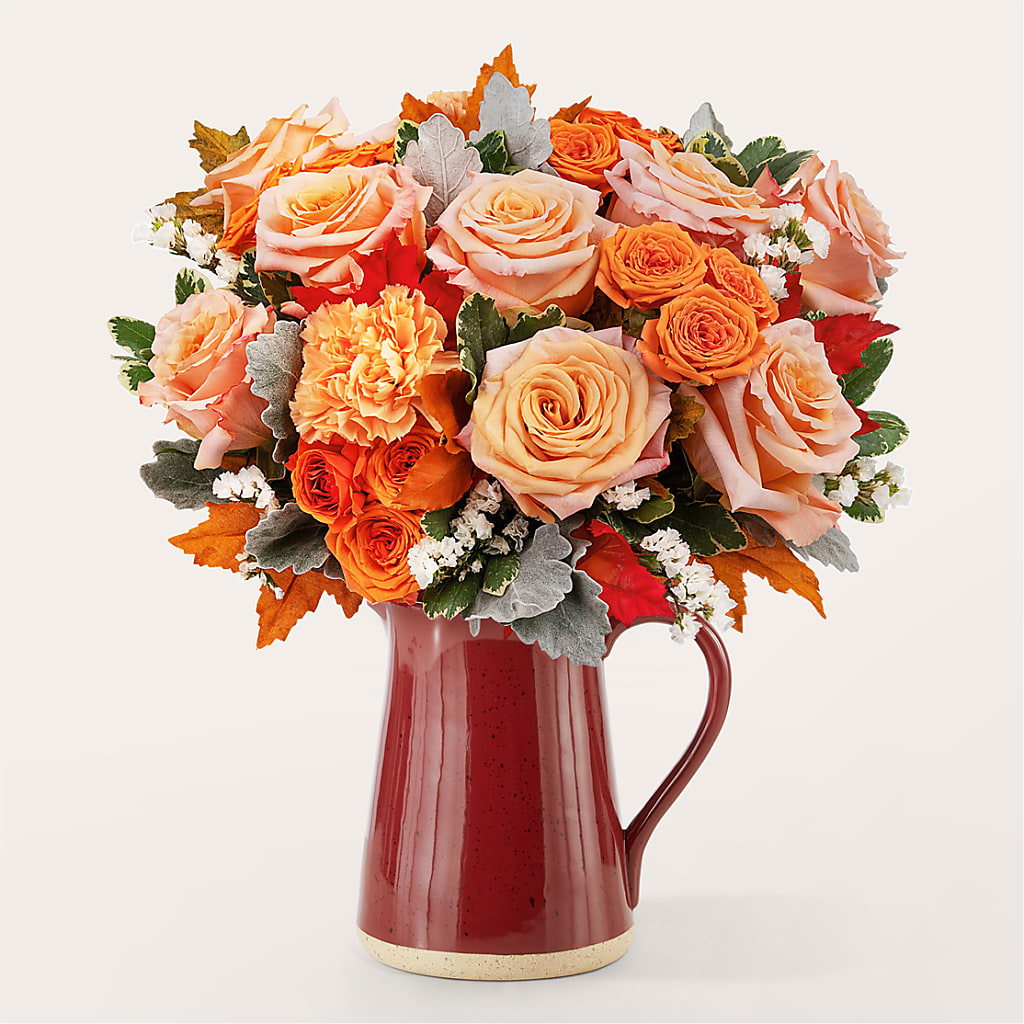 Pumpkin Pie Bouquet – Two Flower Girls, Skokie IL