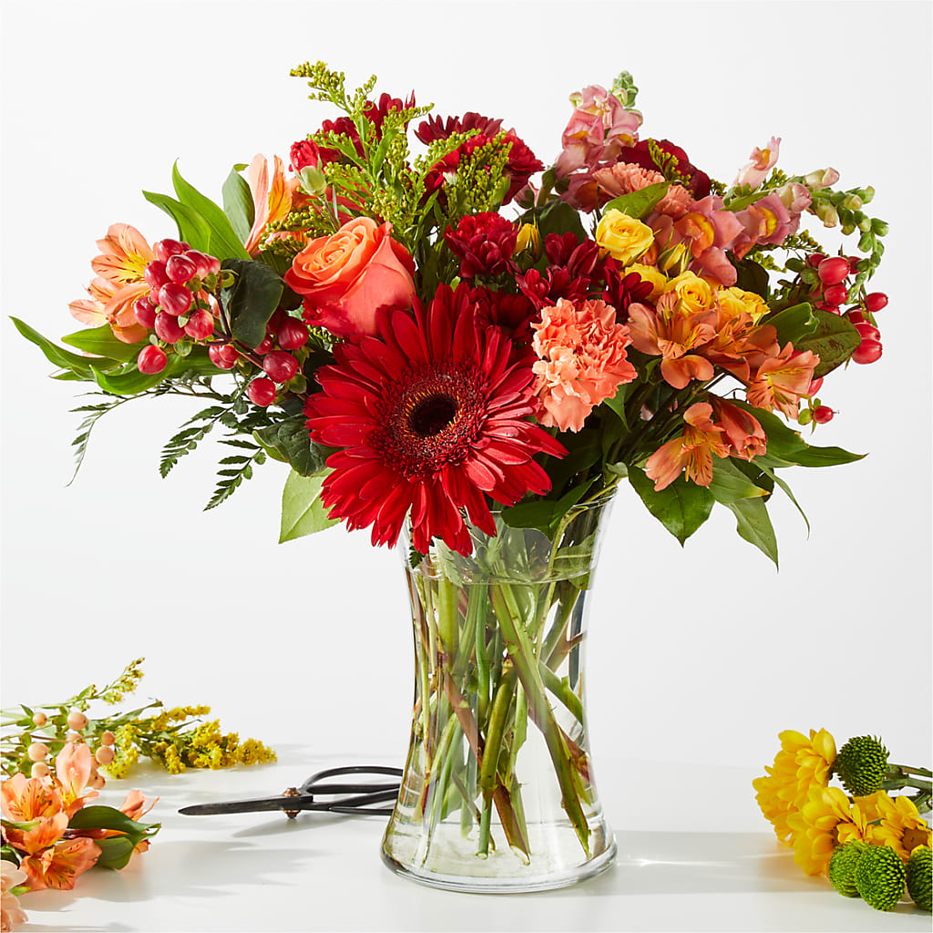 Fall Delight – A Florist Original – Two Flower Girls, Skokie IL