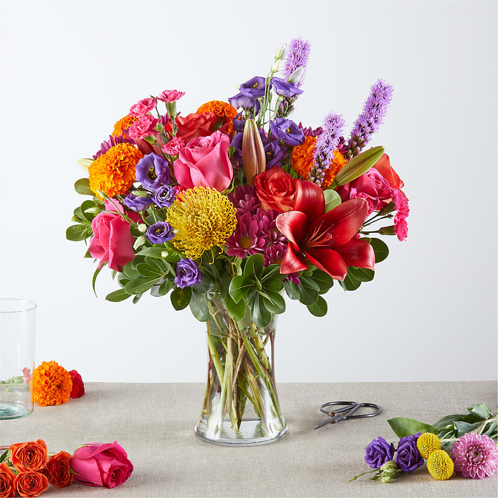 Feast of Color – A Florist Original – Two Flower Girls, Skokie IL