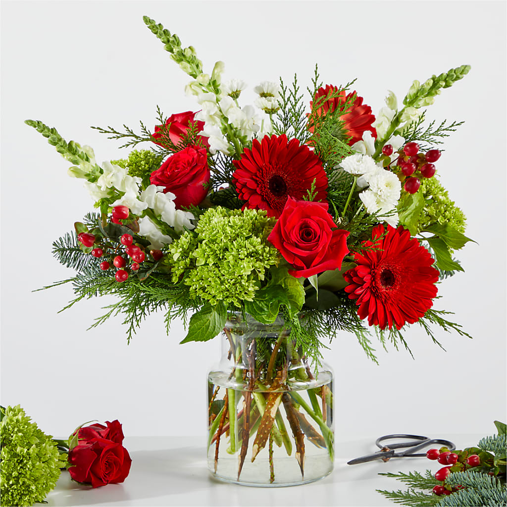 Merry Moment Bouquet – A Florist Original – Two Flower Girls, Skokie IL