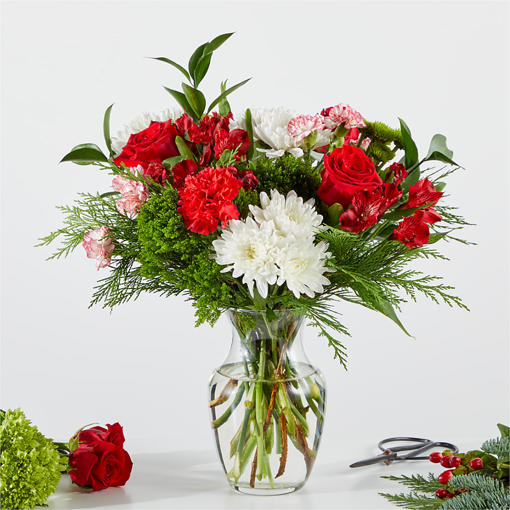 Merry Moment Bouquet – A Florist Original – Two Flower Girls, Skokie IL