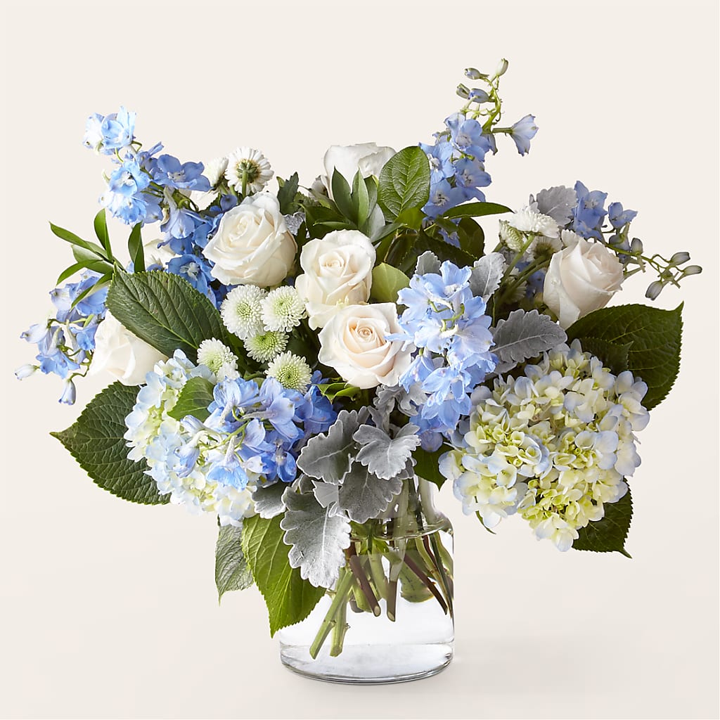 Clear Skies Bouquet – Two Flower Girls, Skokie IL