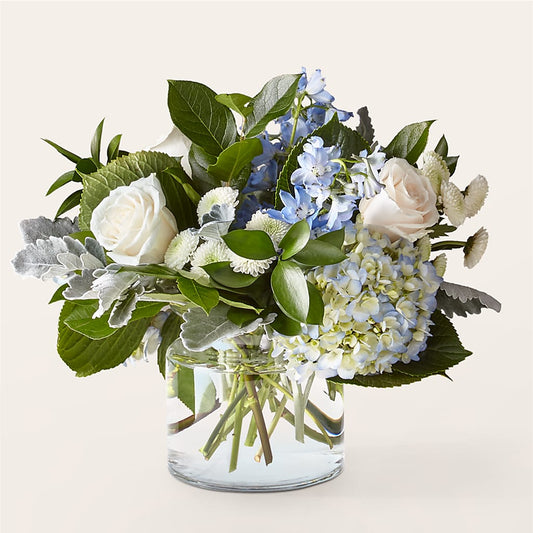 Clear Skies Bouquet – Two Flower Girls, Skokie IL