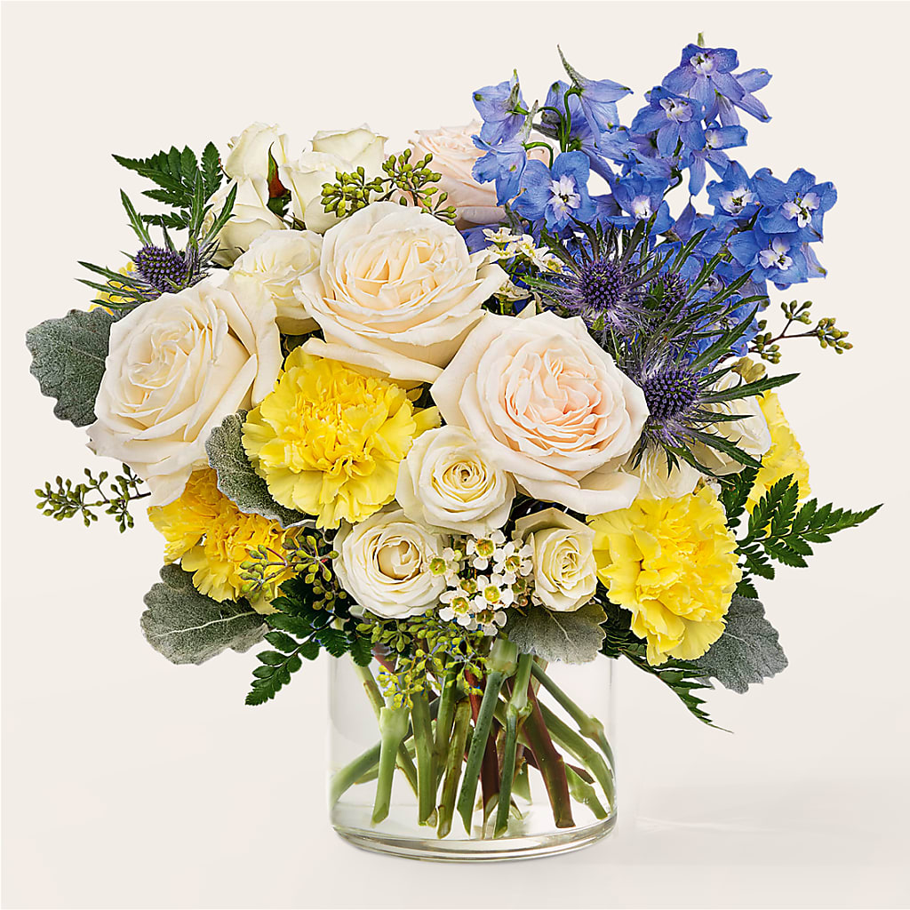 Lemon Sorbet Bouquet – Two Flower Girls, Skokie IL
