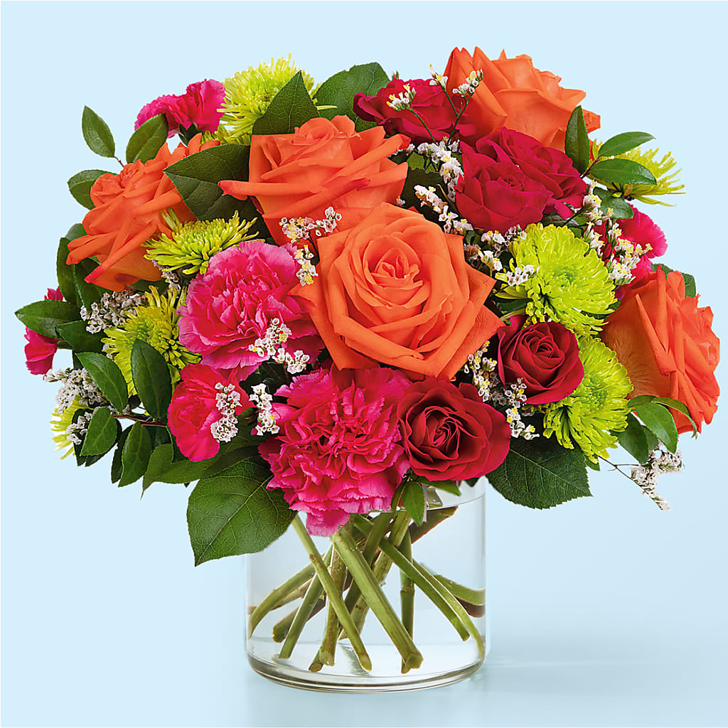 Colorful Carnival Bouquet – Two Flower Girls, Skokie IL