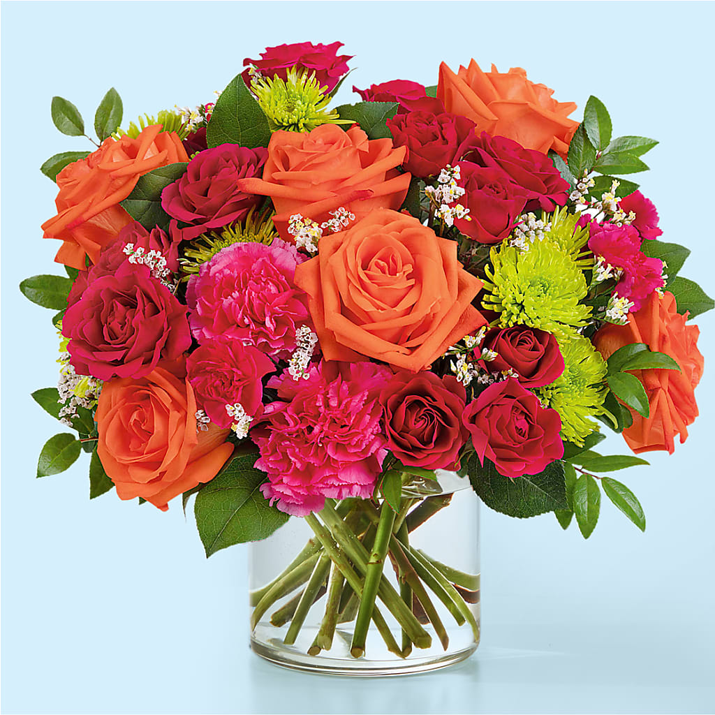 Colorful Carnival Bouquet – Two Flower Girls, Skokie IL