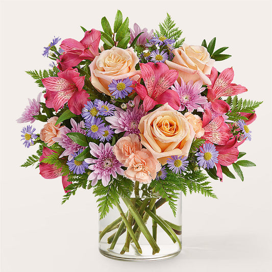 Sunset Serenade Bouquet – Two Flower Girls, Skokie IL