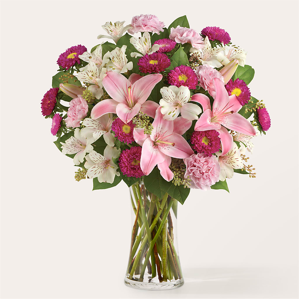 Feeling Fuchsia Bouquet – Two Flower Girls, Skokie IL