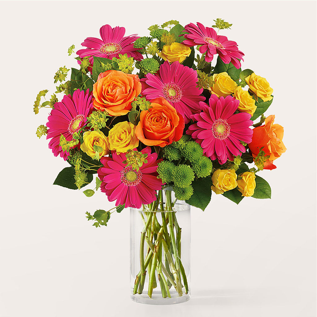Zest for Life Bouquet – Two Flower Girls, Skokie IL