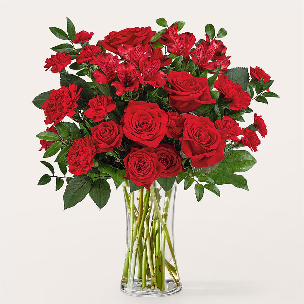 Brilliant Ruby Bouquet – Two Flower Girls, Skokie IL