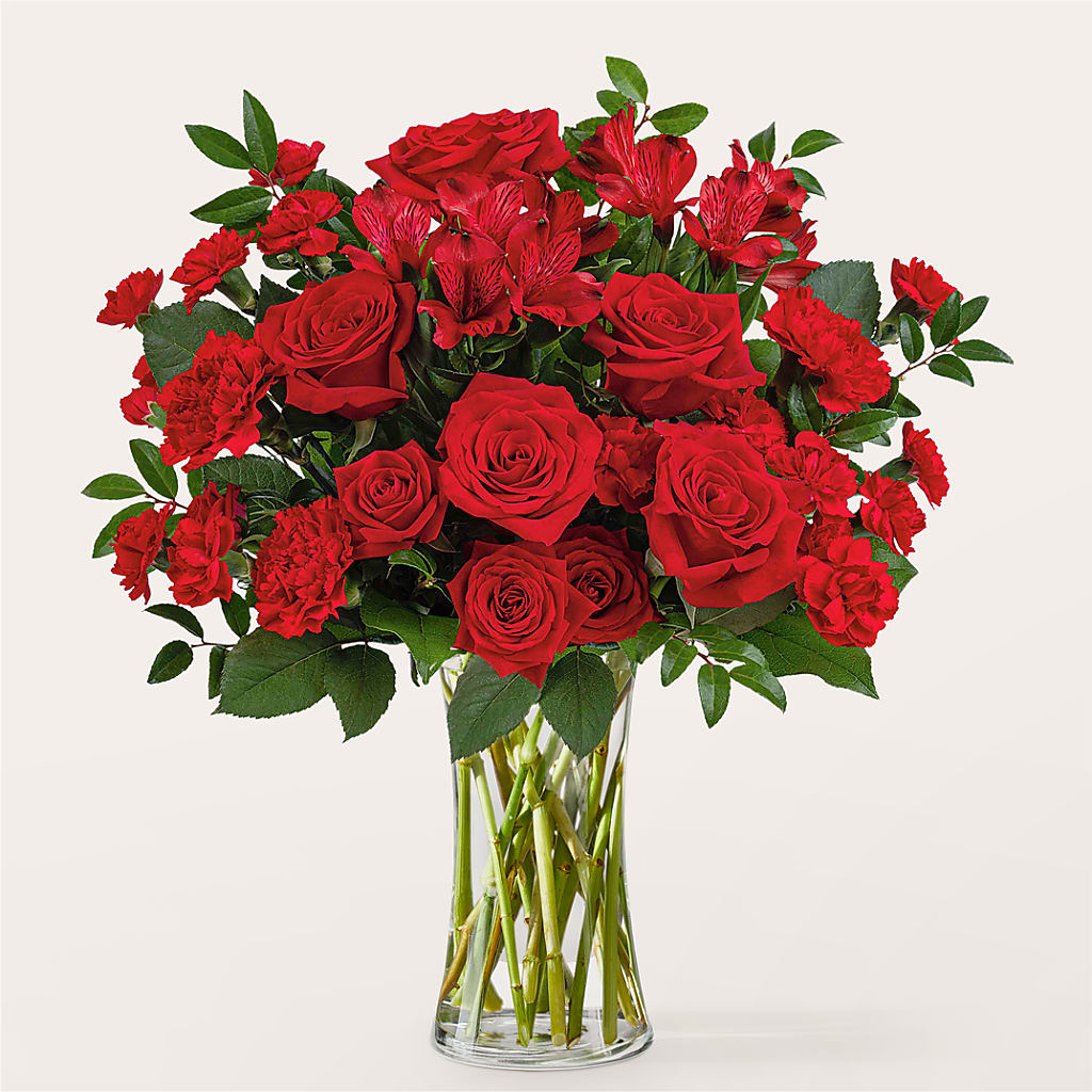 Brilliant Ruby Bouquet – Two Flower Girls, Skokie IL