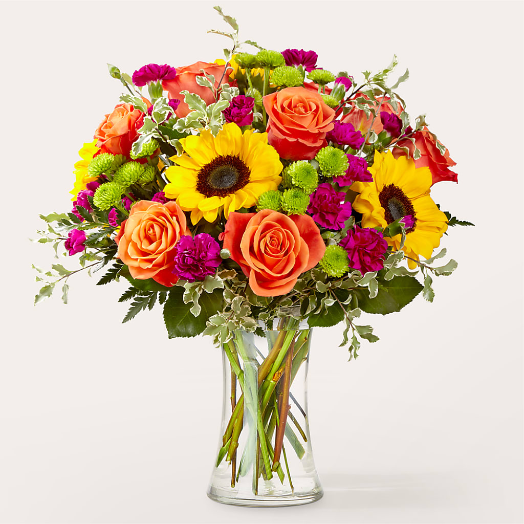 Warmth & Light Bouquet – Two Flower Girls, Skokie IL