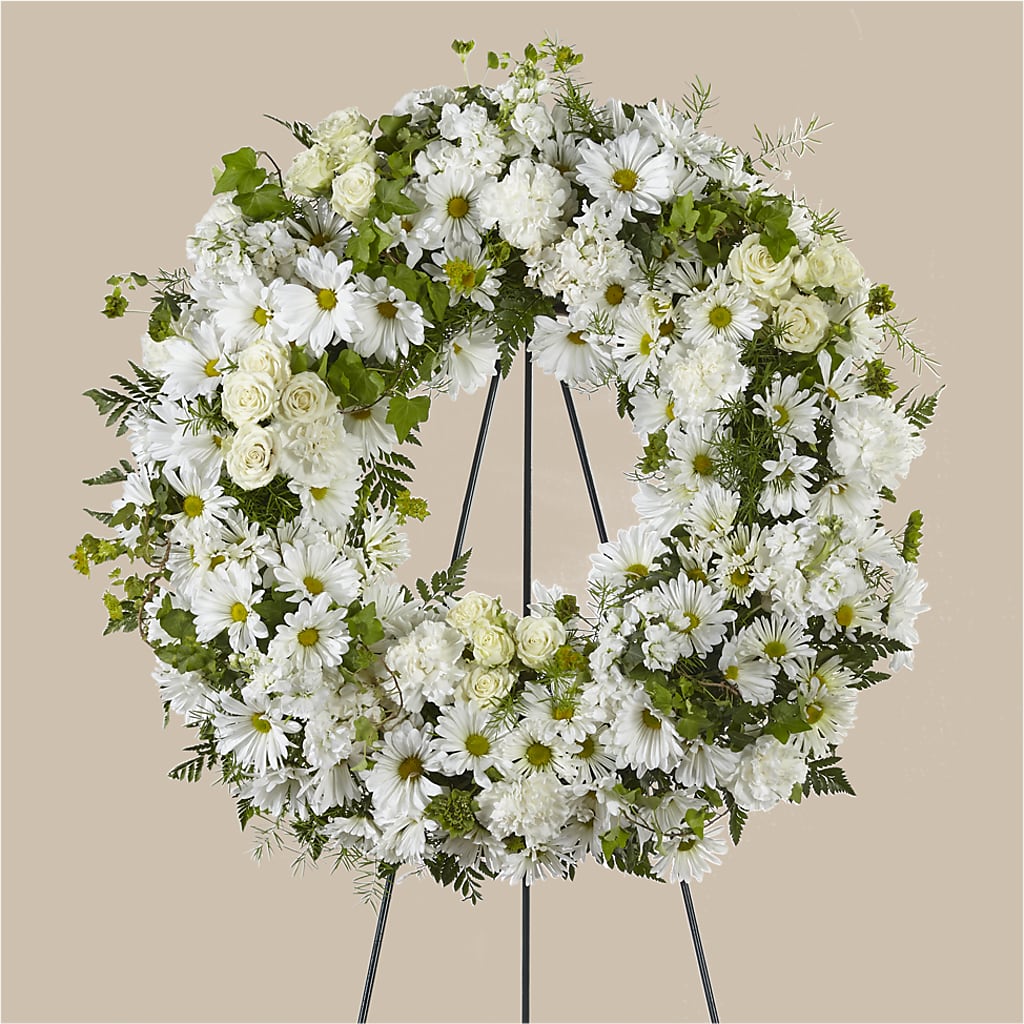 Faithful Wishes Wreath – Two Flower Girls, Skokie IL