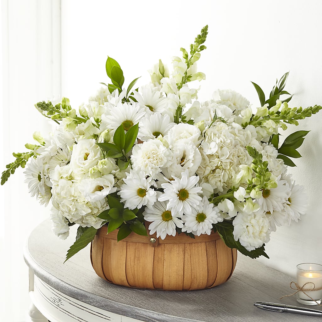 Pure Ivory Basket – Two Flower Girls, Skokie IL