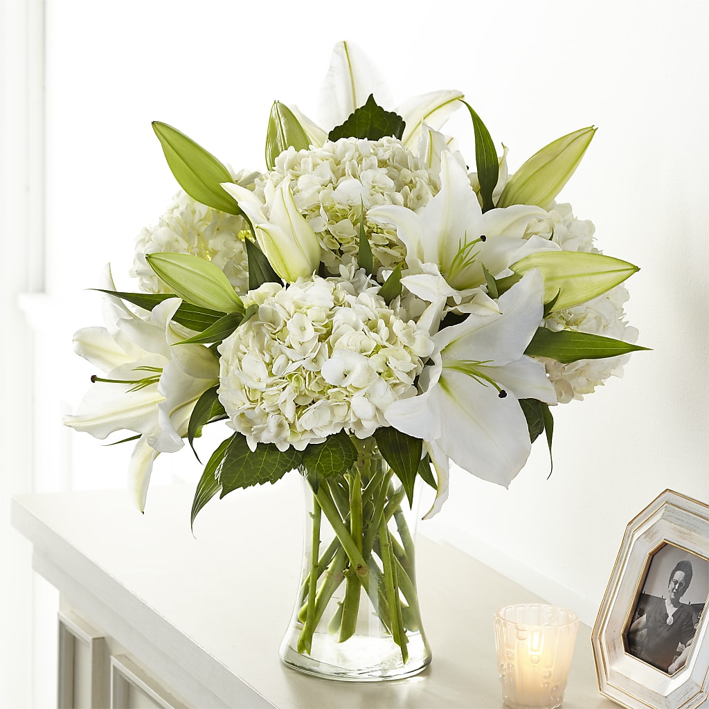 Compassionate Lily Bouquet – Two Flower Girls, Skokie IL