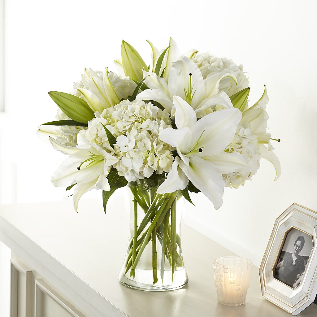 Compassionate Lily Bouquet – Two Flower Girls, Skokie IL
