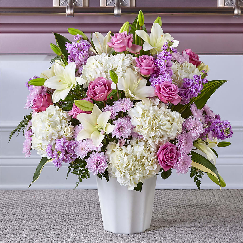 Heaven Sent Floor Basket – Two Flower Girls, Skokie IL