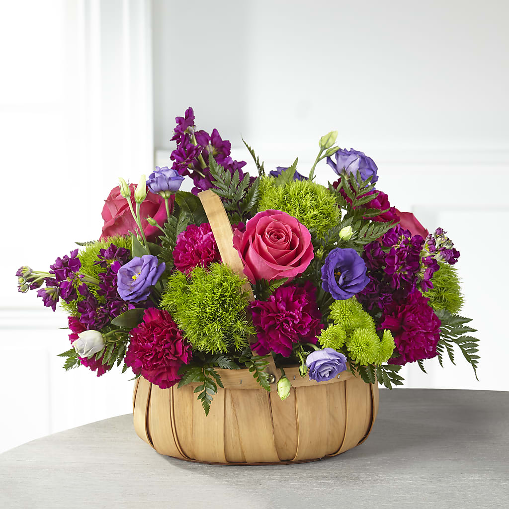 Serene Sanctuary Basket – Two Flower Girls, Skokie IL