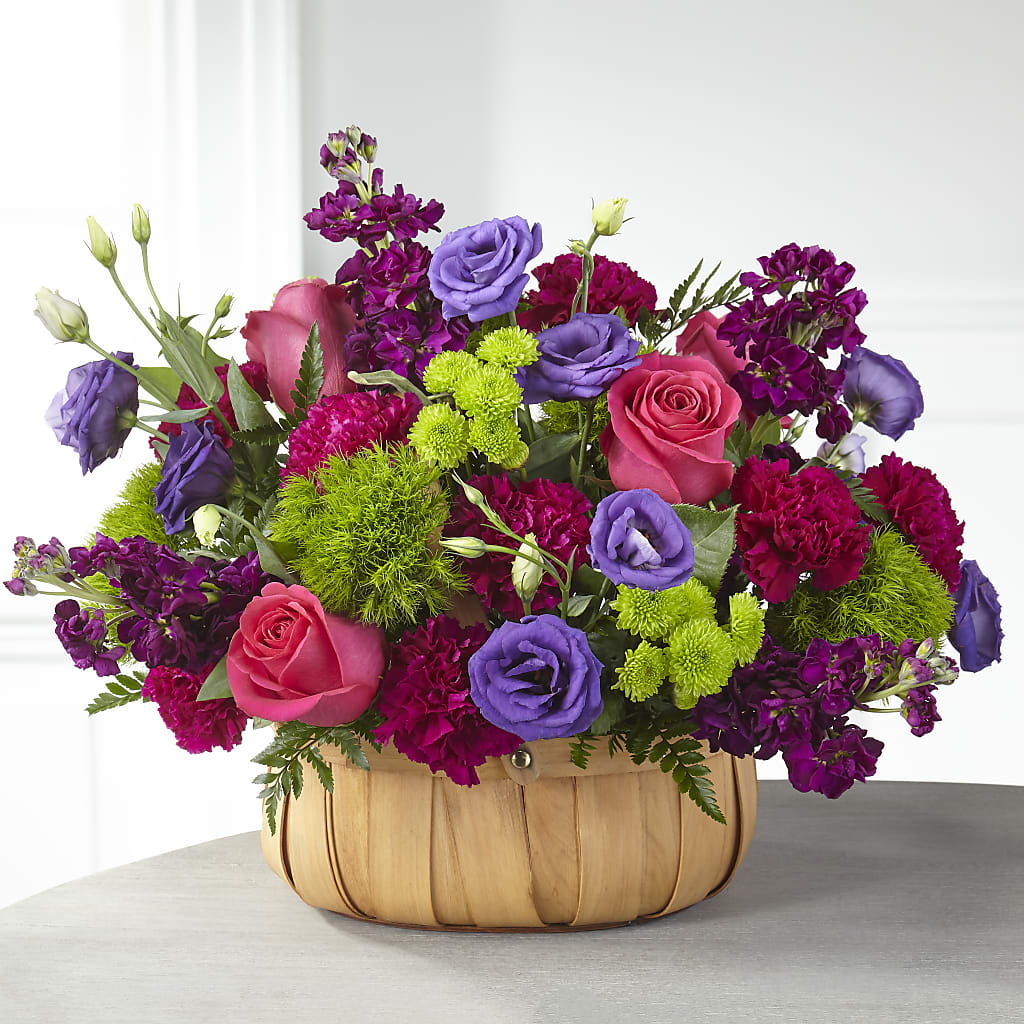 Serene Sanctuary Basket – Two Flower Girls, Skokie IL