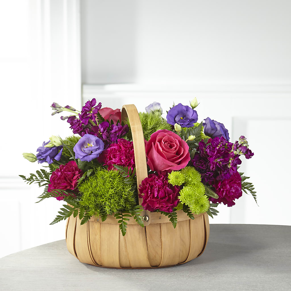 Serene Sanctuary Basket – Two Flower Girls, Skokie IL