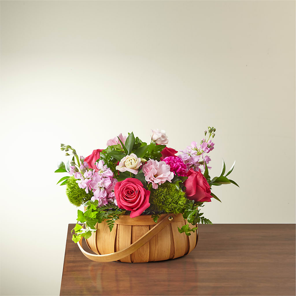 Radiance in Bloom Basket – Two Flower Girls, Skokie IL