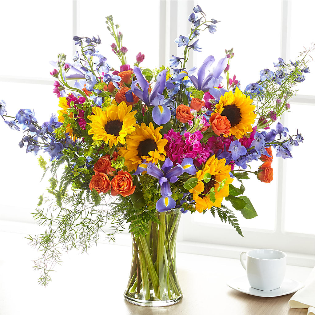 Rays of Life Bouquet – Two Flower Girls, Skokie IL