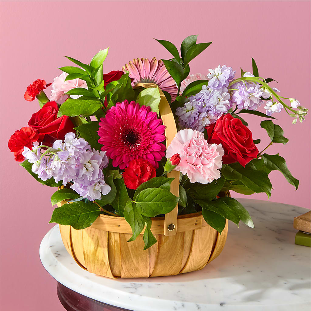 Pink Picnic Basket – Two Flower Girls, Skokie IL