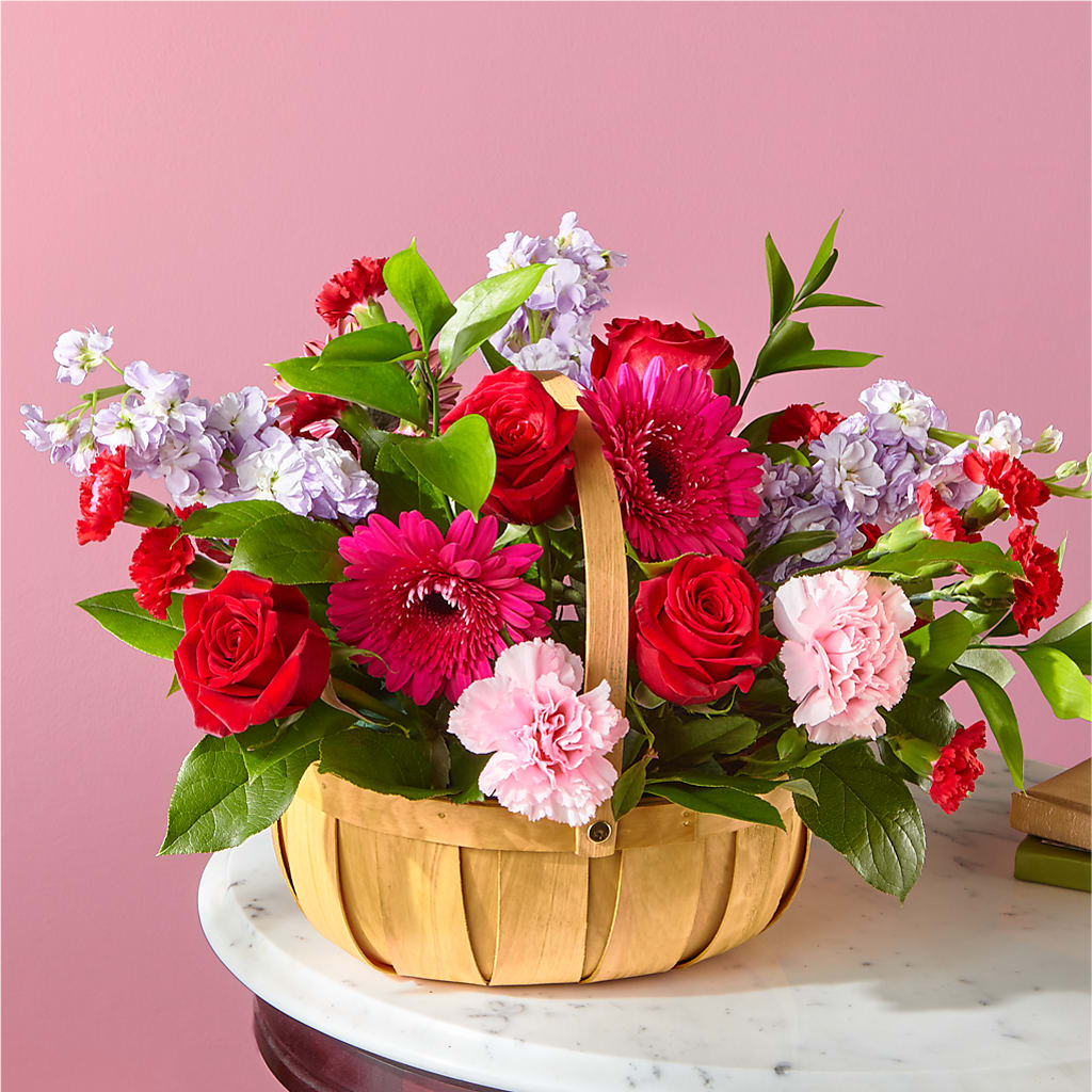 Pink Picnic Basket – Two Flower Girls, Skokie IL