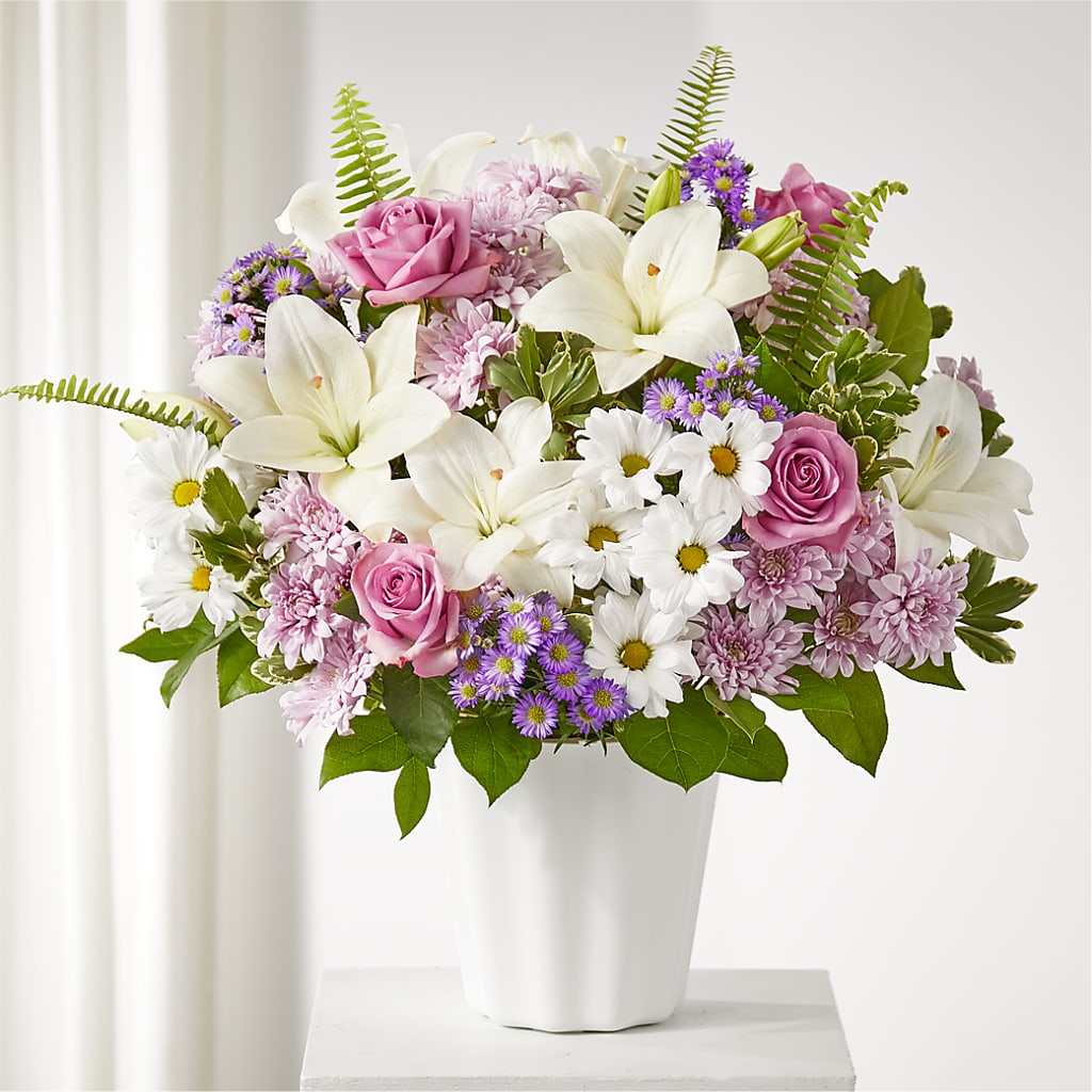 Warmest Thoughts Tabletop Basket – Two Flower Girls, Skokie IL