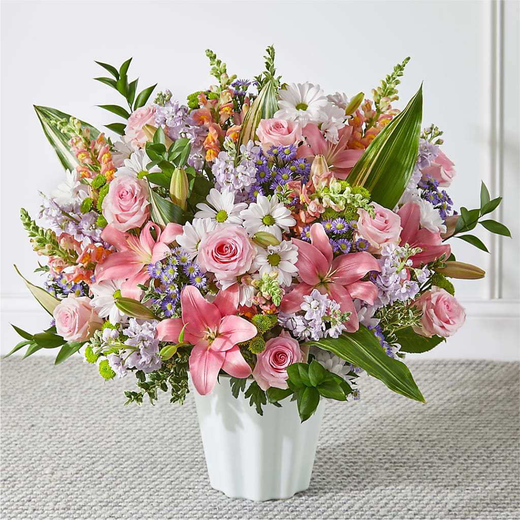 Abundant Compassion Floor Basket – Two Flower Girls, Skokie IL