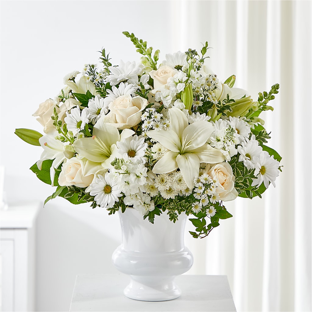 Uplifting Urn Arrangement – Two Flower Girls, Skokie IL