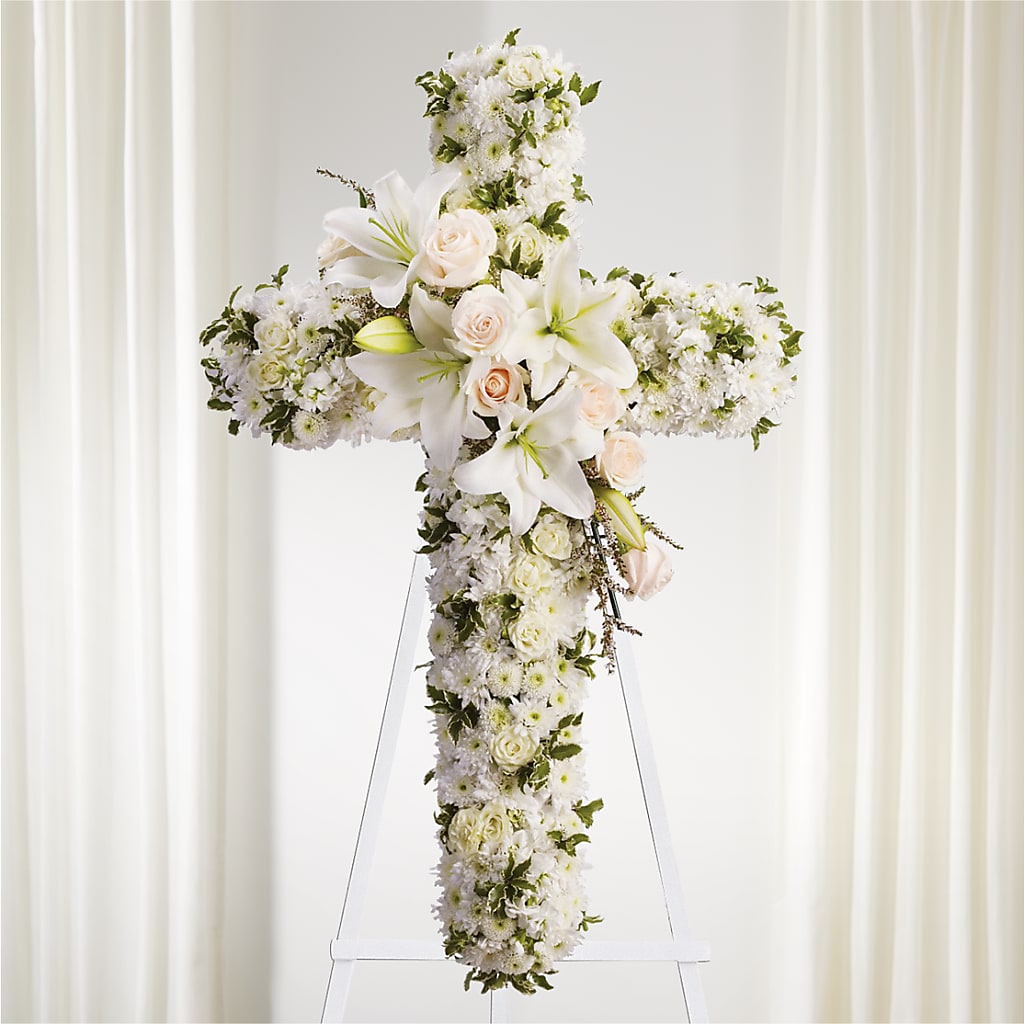 Spiritual Guidance Standing Spray – Two Flower Girls, Skokie IL
