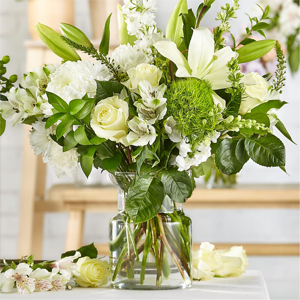 Classic Ivory – A Florist Original – Two Flower Girls, Skokie IL