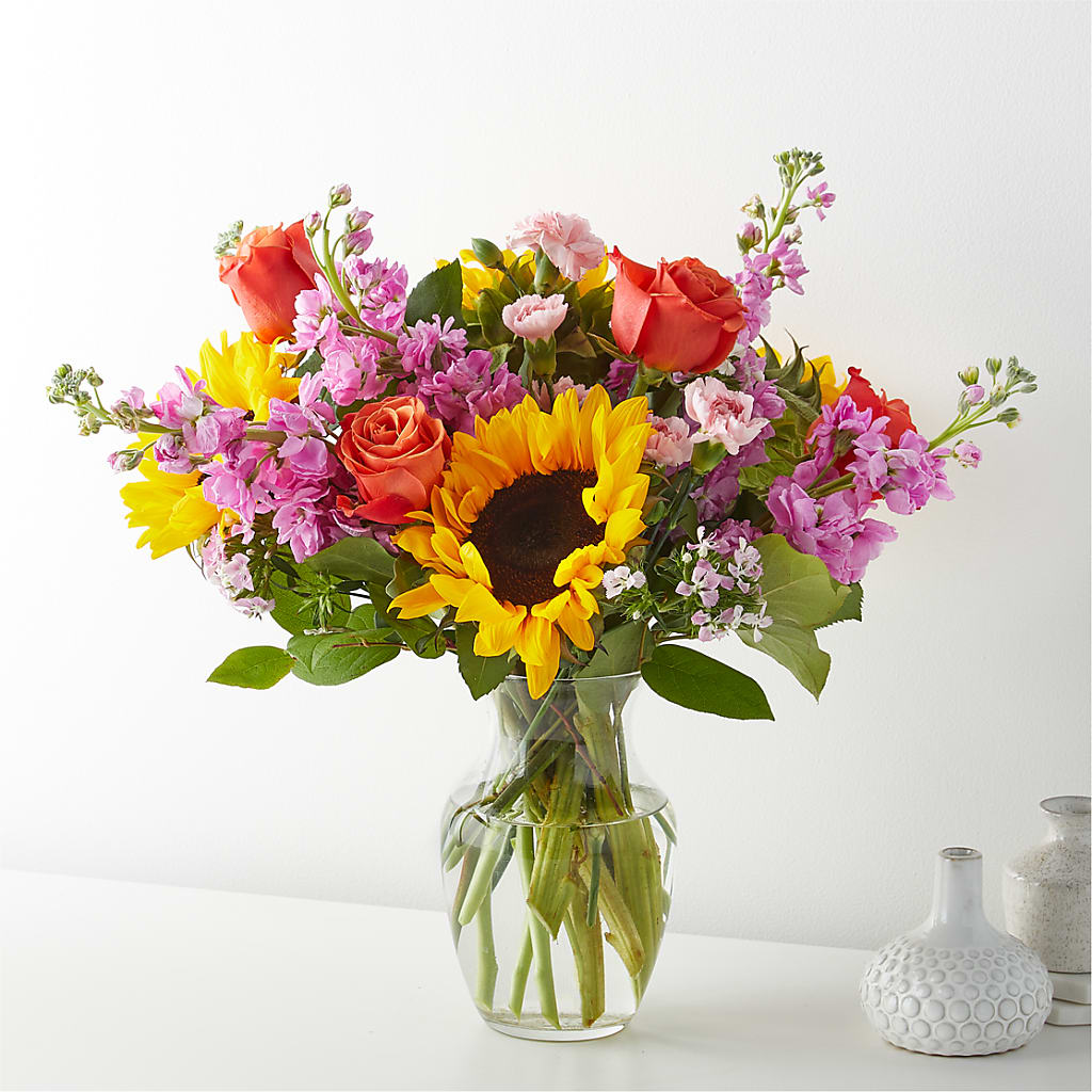 Yellow Brick Road Bouquet – Two Flower Girls, Skokie IL