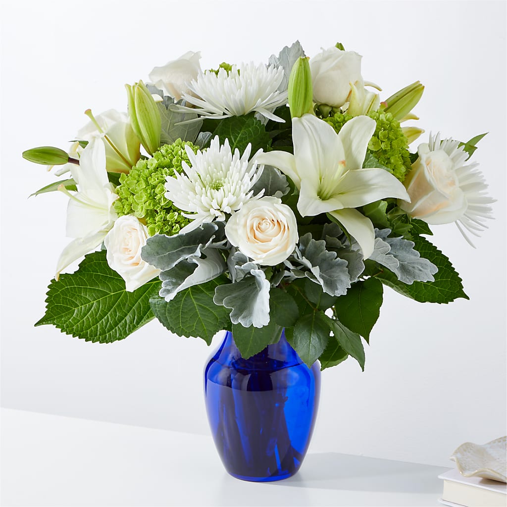 Snowy Dreams Bouquet – Two Flower Girls, Skokie IL