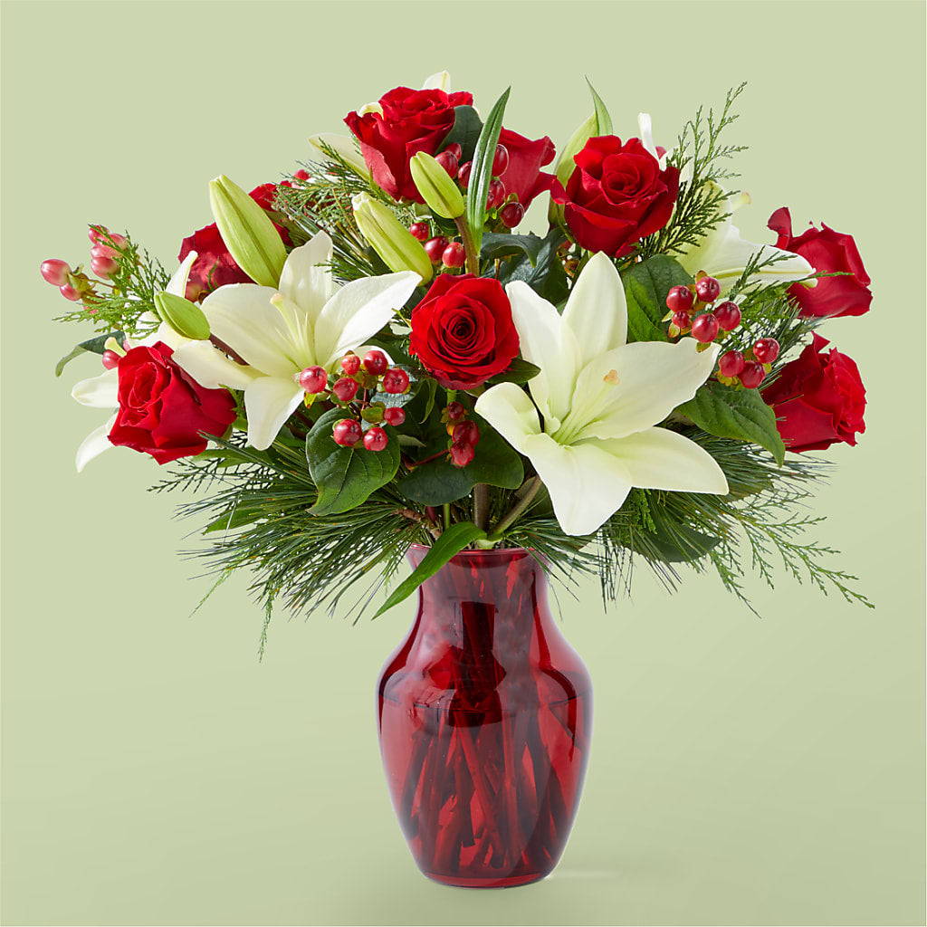 Evergreen Delight Bouquet – Two Flower Girls, Skokie IL