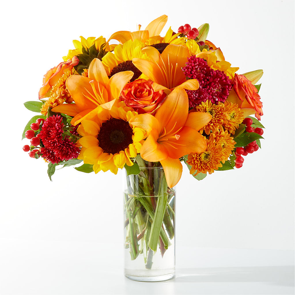 Fall Day Bouquet – Two Flower Girls, Skokie IL