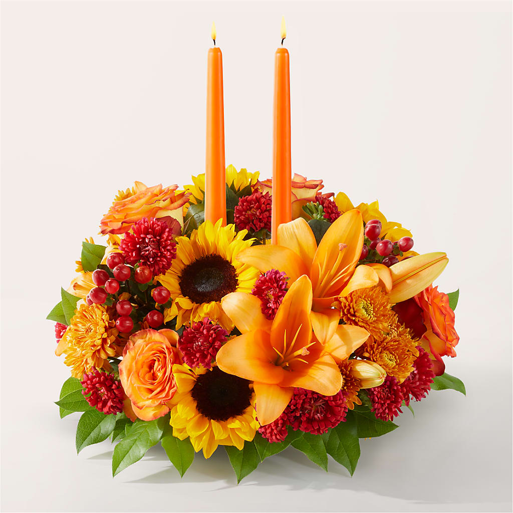 Grateful Centerpiece – Two Flower Girls, Skokie IL