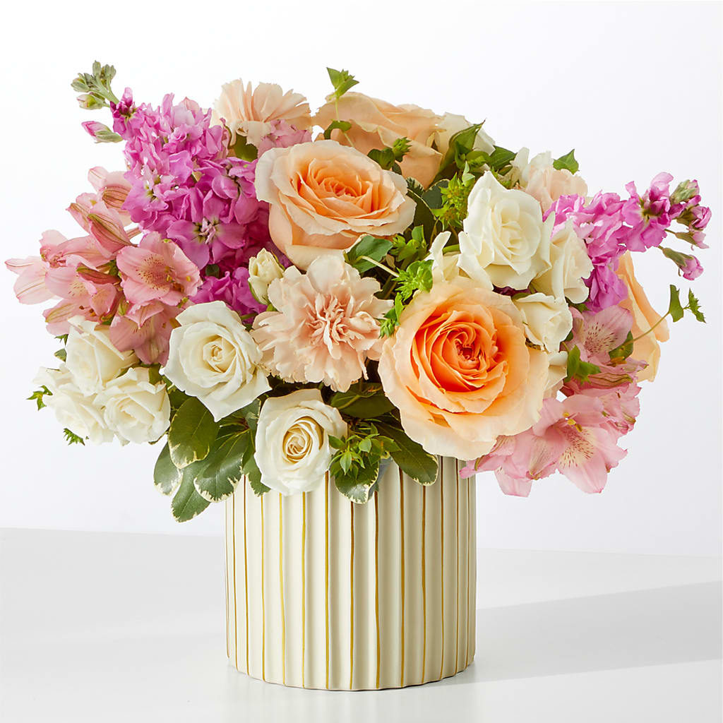 Paradise Bouquet with Ivory Vase – Two Flower Girls, Skokie IL
