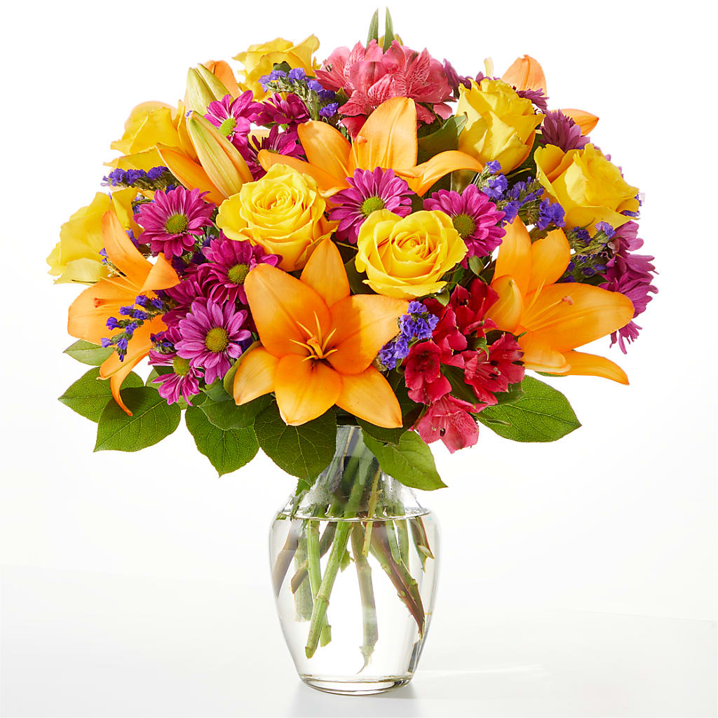 Colorful Visions Bouquet – Two Flower Girls, Skokie IL