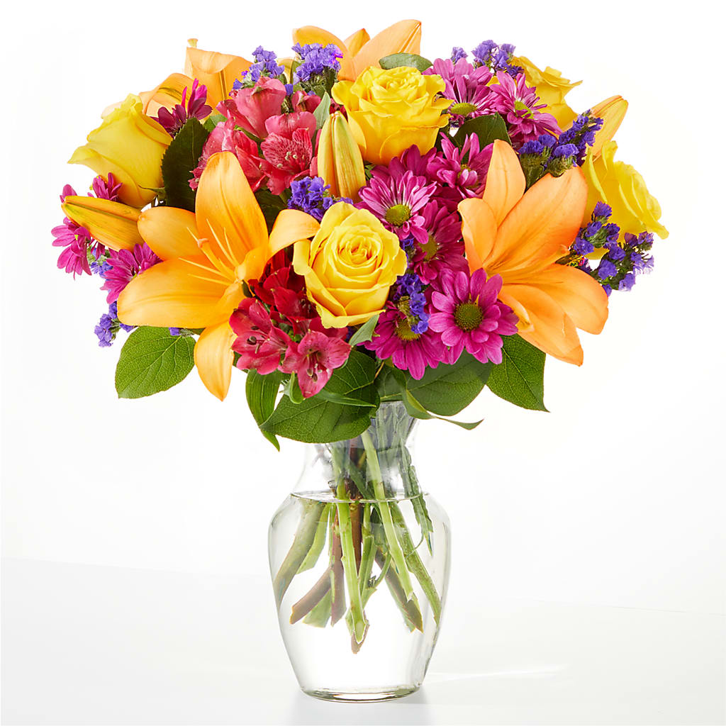 Colorful Visions Bouquet – Two Flower Girls, Skokie IL