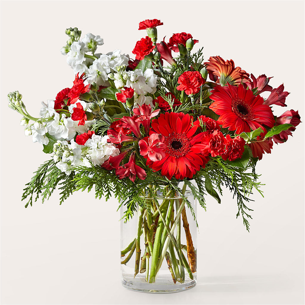 Holidaisy Bouquet – Two Flower Girls, Skokie IL