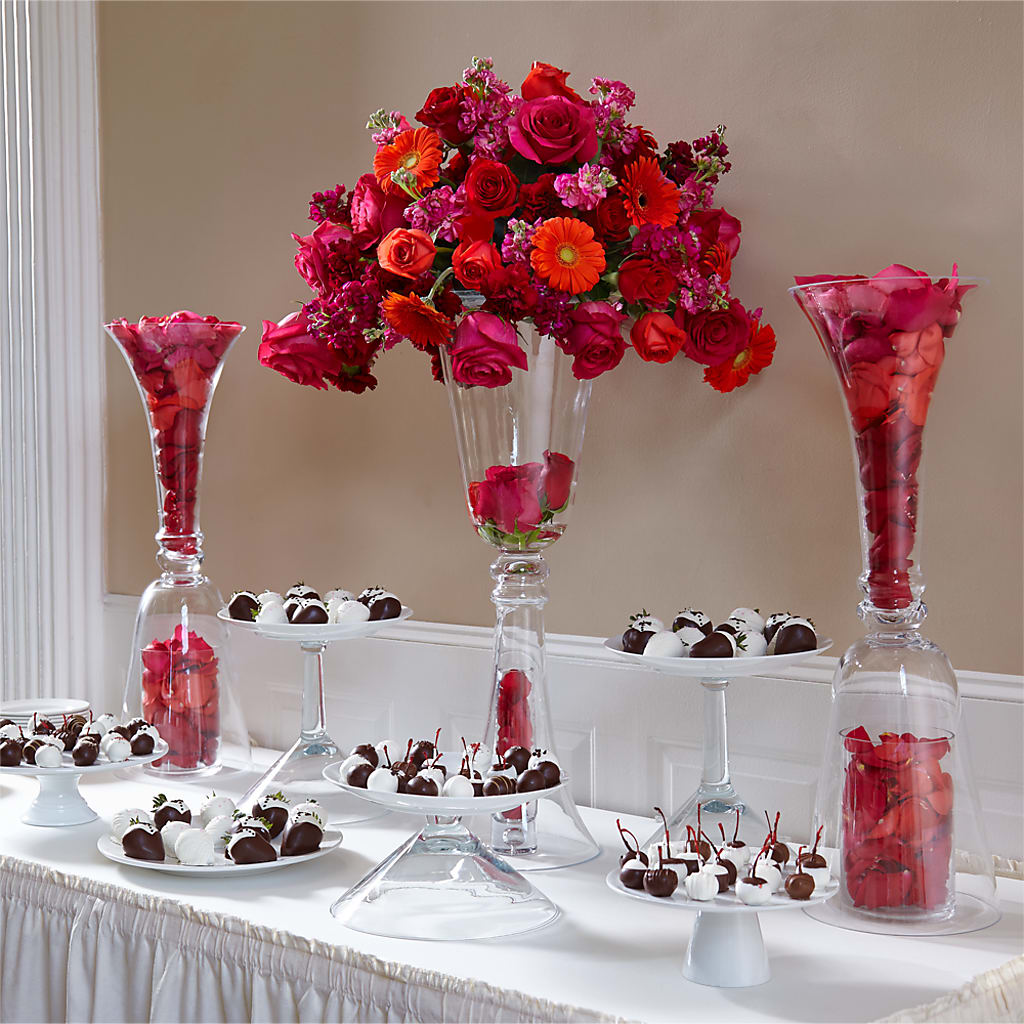 Life's Sweetness Centerpiece – Two Flower Girls, Skokie IL